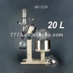 20L Rotary Evaporator With Electric Lifting Efficient Condensation PTFE Sealing Valves