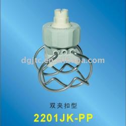 2201JK flat fan spray nozzles with clamp and adjustable spary head