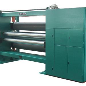 3.2m three roller vertical nonwoven fabric calender making machine