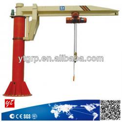 360 degree rotate pedestal crane