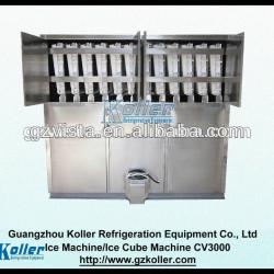 3Tons/day (6614lb) Commercial Cube Ice Machine With Packing System (CV3000)