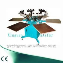 4/6/8 Colors Manual Screen Printing Machine