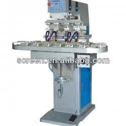 4 color pad printing machine for pen & keychain