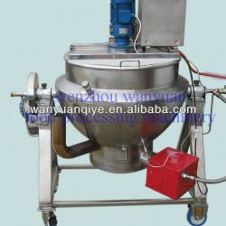 400L jacketed cooking kettle with surface scraper mixer