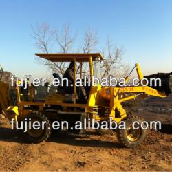 4wd 28hp tractor with front end loader and backhoe