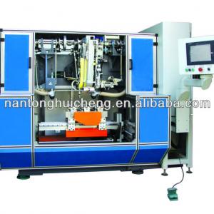 5 axis 3 head drilling and tufting machine
