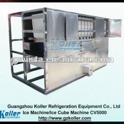 5 Tons/day Commercial Square Cube Ice Machine With Packing System