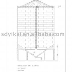 5000t storage tanks for solids