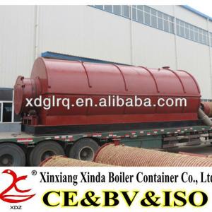 55% High Oil Yield Waste Tire Machine for Pyrolysis Plant