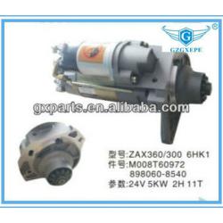 6HK1 starter motor for ZAX360/300 excavator (New)