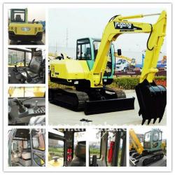 7 ton vally dam construction ,mini,tire crawler excavator bucket and other attachments, well consruction machine