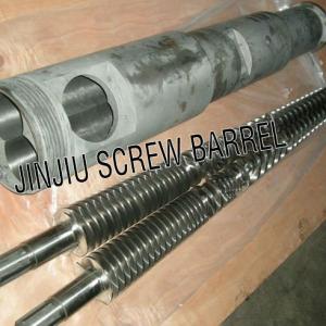 80/156,90/188,65/132 Conical twin screw and barrel for pipe,profile,board