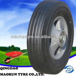 8x2.5'' solid rubber wheel