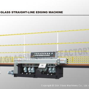 9 Motors Glass Flat Edging Machine