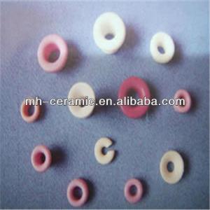 95% Alumina Red Ceramic Textile Parts