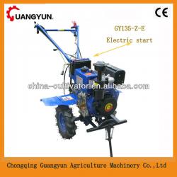 9HP battery diesel cultivator strong farm power tiller tillers with CE