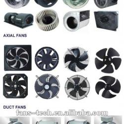 AC dual inlet centrifugal blower forward curved