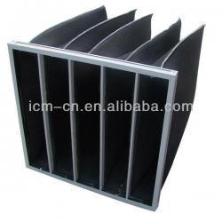 Activated carbon pocket filter