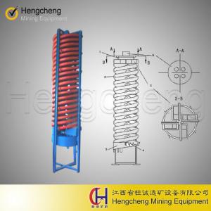 Africa gold mining separator gravity spiral chute