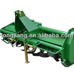 Agricultural green garden and farm rotary tiller