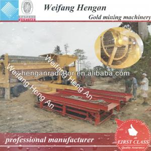 Alluvial gold mining equipment rotary scrubber