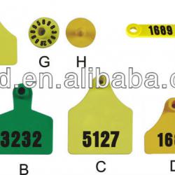 Animal Ear Tags with Laser Printing Number