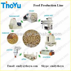 Animal Poultry Feed Pellet Production Line (SMS:0086-15890650503)