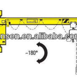 Anson 1t wall Jib Crane Used in workshop