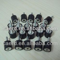 Anti vibration columniform rubber mountings