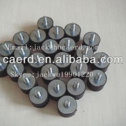 Anti vibration columniform rubber mountings