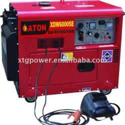 ATON 4.5/5.0KW 50-190A Electric start Air-Cooled 4-Stroke Diesel Welding Generator