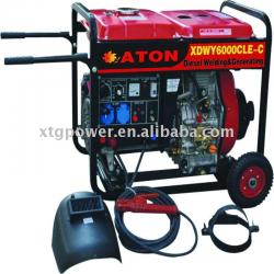 ATON 4.5/5.0KW 50-190A Electric start Air-Cooled 4-Stroke Diesel Welding Generator