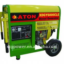 ATON 4.5/5.0kw 9HP engine air cool open type, Diesel Generator