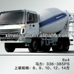 Auman concrete mixer truck 6x4