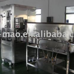 Auto sleeve labeling machine beverage packing system