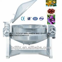 Auto tilting industrial gas cooker with mixer