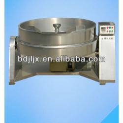 Auto Tilting jacketed cooking kettle with agitator