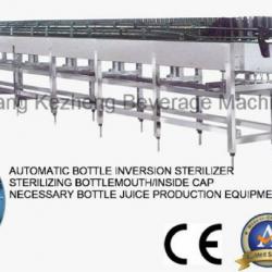 Automatic Bottle Sterilization Sterilizer for PET bottle juice line/CE
