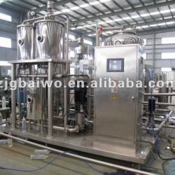 Automatic carbonated drink mixing plant