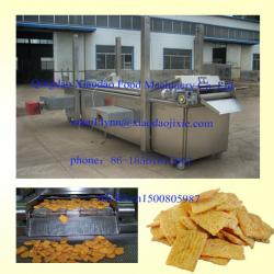 Automatic Continuous Snack Food Fryer / potato chips fryer