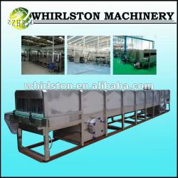 automatic continuous spraying bottle milk sterilizing equipment