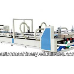 automatic corrugated box folder gluer machine /carton folding glue machine