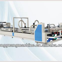 automatic corrugated carton folding gluing machine