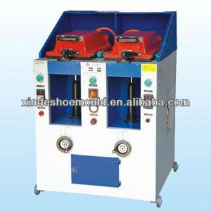 automatic cover type double head sole attaching machine