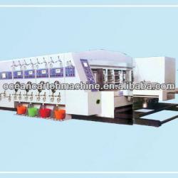Automatic Flexo Four Colour Printing Slotting and Die Cutting Machine