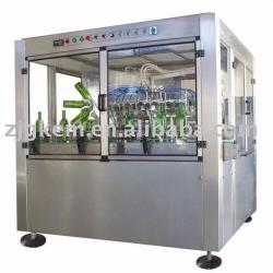 Automatic glass bottle washing processing machine