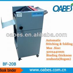 Automatic paper staple and folding machine ,Saddle stitching folding machine