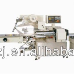 Automatic pillow packaging machinery.