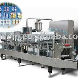 Automatic Plastic and paper yogurt filling machine