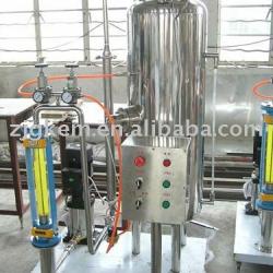 Automatic stainless steel carbonated beverage mixer